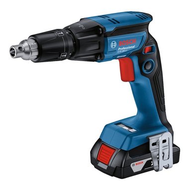 SET DE HERRAMIENTAS BOSCH ATORNILLADOR DRYWALL GTB 185-LI 1/4' 18V + 2 BATERÍA 2 AH - 2