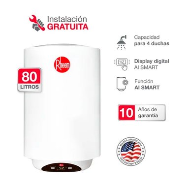 TERMA RHEEM ELÉCTRICA AI SMART 80L - 3