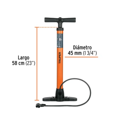 INFLADOR TRUPER 14863 MANUAL BICICLETAS 100 PSI BOM-TR - 3
