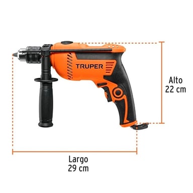 TALADRO TRUPER 550W PERCUTOR PROFESIONAL 1/2' A7-2 - 2