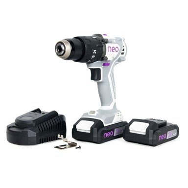 TALADRO ATORNILLADOR PERCUTOR BRUSHLESS 1/2' 80NM + 2 BATERÍAS + CARGADOR NEO TP 1213/4/20 K2 - 2