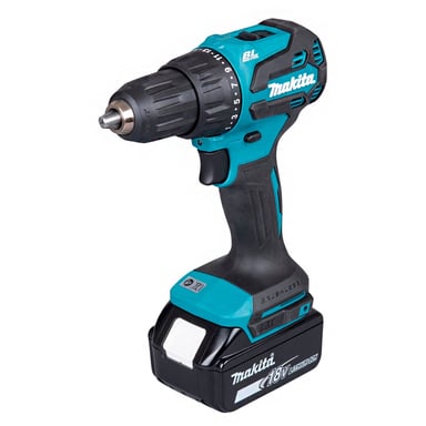 TALADRO PERCUTOR MAKITA 1/2' 18V 2VEL 2AH +MALETIN DHP490WVEX - 2