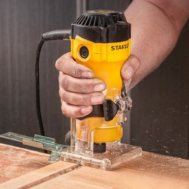 FRESADORA RUTEADORA DE PALMA STANLEY ST55-B2 1/4' 550W - 6