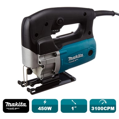 SIERRA CALADORA MAKITA MT 450W 3100CPM CORTE 65MM - 2