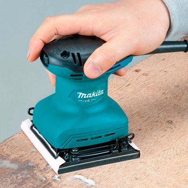 LIJADORA MAKITA M9200B 180 WATTS ORBITAL MT 1/4 PLIEGO 14.000 OPM - 3