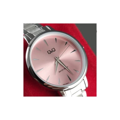 RELOJ QYQ MUJER COLOR PLATEADO CON BRAZALETE DE ACERO Y CIERRE DESPLEGABLE RESISTENTE AL AGUA - REGALO ELEGANTE PARA MUJER - 4