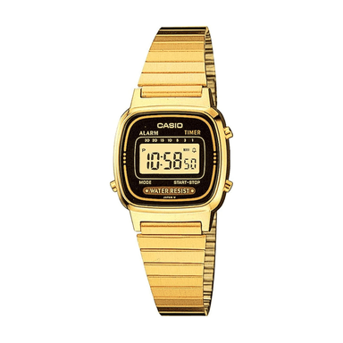 RELOJ VINTAGE PARA MUJER RESISTENTE AL AGUA DISEÑO RETRO - ELEGANTE COLOR DORADO- REGALO IDEAL PARA MUJER - 1
