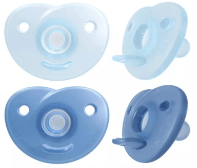 CHUPONES AVENT DE SILICONA SCF099/21 0 A 6 MESES PACK 2 UNI + ESTUCHE ESTERILIZADOR SCF099 NIÑO - 2