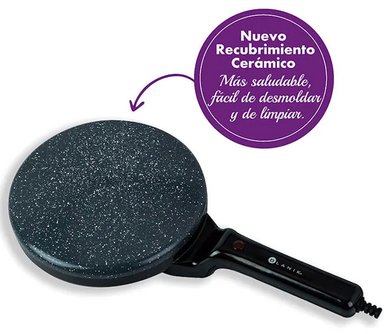 MAQUINA PARA HACER CREPES BLANIK ANTI-ADHERENTE + ACCESORIO - 6