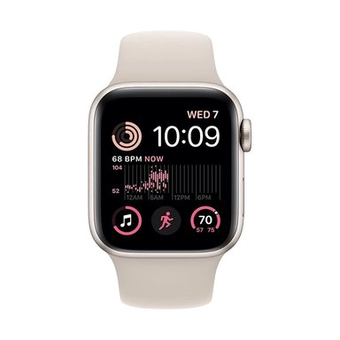 APPLE WATCH SE 2DA GENERACIÓN GPS+ CELL 44MM SPORT STARLIGHT CREMA - 2