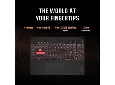 LAPTOP ASUS COMPUTER INTERNATIONAL DIRECT FA507NU-DS74 ASUS TUF GAMING A15 RYZEN 7 16GB 1TB - 4