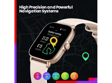 SMARTWATCH AMAZFIT VIDRIO NEGRO GTS 3 SE 1.75' GPS + CELULAR - 2