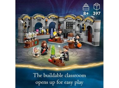 LEGO HARRY POTTER CASTILLO DE HOGWARTS: JUEGO DE CLASE DE POCIONES, COLECCIONABLE CON 4 MINIFIGURAS - 2