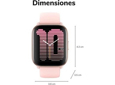 RELOJ AMAZFIT ROSADO MATE ACTIVE 1.65 CM CON IA FITNESS Y ENTRENADOR SUEÑO GPS ALEXA BATERÍA 14 DÍAS ANDROID/IPHONE - 5