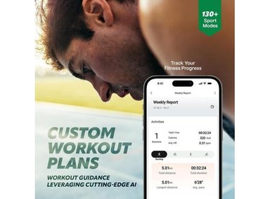 RELOJ AMAZFIT NEGRO ACTIVE EDGE INTELIGENTE RESISTENTE DEPORTIVO Y FITNESS GPS ENTRENADOR SALUD AI BATERÍA 16 DÍAS - 5