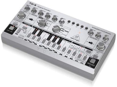 BEHRINGER SINTETIZADOR ANALÓGICO DE LÍNEA DE GRAVES TD-3-SR - EFECTOS DE DISTORSIÓN, SECUENCIADOR 16 PASOS. - 3