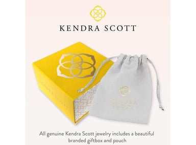 COLLAR KENDRA SCOTT 4217717618 CON DIJE MUJER CHAPADO EN ORO 14 QUILATES ELISA JOYERÍA MODA - 3