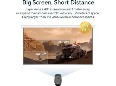 PROYECTOR PORTÁTIL ASUS LATTE L1 ZENBEAM WI-FI 300 LÚMENES ALTAVOZ BLUETOOTH HARMAN KARDON HDMI USB - 3