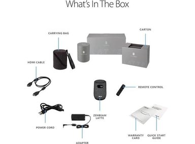 PROYECTOR PORTÁTIL ASUS LATTE L1 ZENBEAM WI-FI 300 LÚMENES ALTAVOZ BLUETOOTH HARMAN KARDON HDMI USB - 6