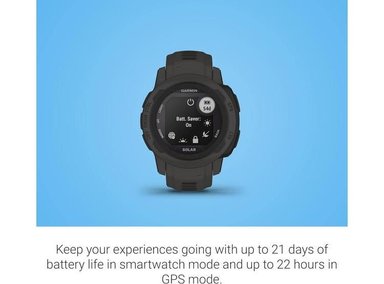 RELOJ GARMIN 010-02563-10 NEGRO INSTINCT 2S RESISTENTE CON GPS PARA EXTERIORES SOPORTE MULTI-GNSS - 2