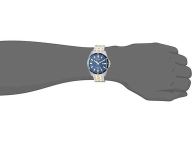 RELOJ CITIZEN HOMBRE BI5054-53L CLÁSICO CUARZO CAJA ACERO INOXIDABLE Y ESFERA AZUL ESTILO ELEGANTE Y ATEMPORAL - 2
