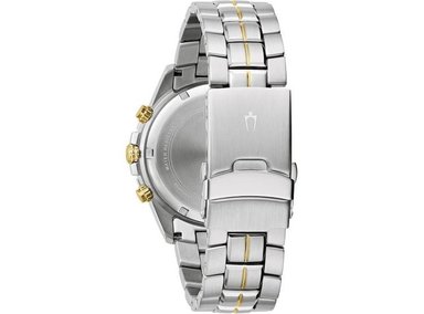 RELOJ BULOVA HOMBRE 98H37 MARINE STAR CHRONO TAQUÍMETRO RESISTENTE AL AGUA ACERO INOXIDABLE ESFERA AZUL - 2