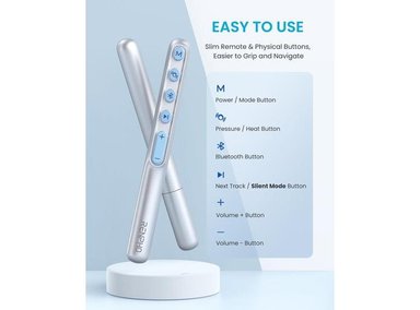 MASAJEADOR UNALUKA EM001RS OJOS RENPHO EYERIS1 CON COMPRESIÓN, BLUETOOTH Y CONTROL REMOTO. IDEAL PARA MIGRAÑAS - 3
