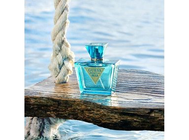 PERFUME GUESS SEDUCTIVE BLUE PARA MUJER, FRAGANCIA FLORAL AFRUTADA 30ML - 3