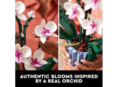 LEGO BOTANICALS ORCHID - CONSTRUCCIÓN DECORATIVA DE FLORES ARTIFICIALES PARA ADULTOS MAYORES DE 18 AÑOS - 2