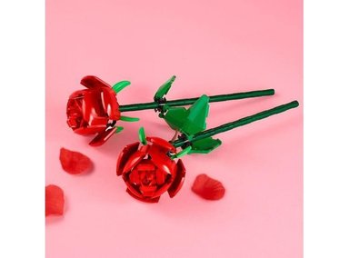 LEGO KIT DE ROSAS PARA DECORACIÓN DEL HOGAR Y REGALO, PARTE DE LA COLECCIÓN BOTÁNICA - 2