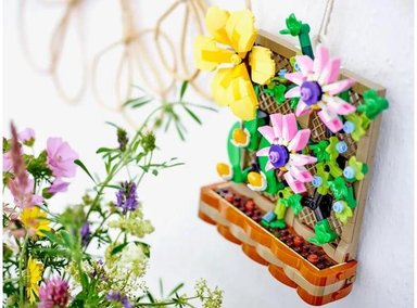 JUEGO CONSTRUCCIÓN LEGO 40683 FLOWER TRELLIS DISPLAY JUEGO DECORACIÓN FLORAL PRIMAVERA EL HOGAR CON FLORES VIBRANTES - 5