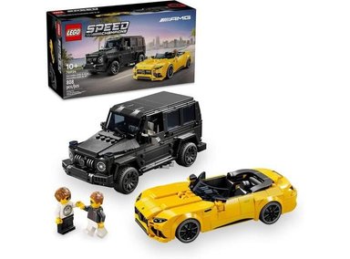 JUEGO ARMABLE LEGO 6470549 SPEED CHAMPIONS CON AUTOS MERCEDES-AMG G 63 Y SL 63 NIÑOS CON 2 FIGURAS CONDUCTOR - 1