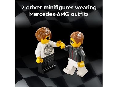 JUEGO ARMABLE LEGO 6470549 SPEED CHAMPIONS CON AUTOS MERCEDES-AMG G 63 Y SL 63 NIÑOS CON 2 FIGURAS CONDUCTOR - 3