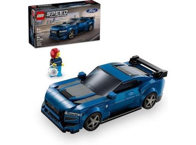 FIGURA COLECCIONABLE LEGO 6470541 SPEED CHAMPIONS FORD MUSTANG DARK HORSE SPORTS CAR COLECCIONISTAS Y NIÑOS - 1