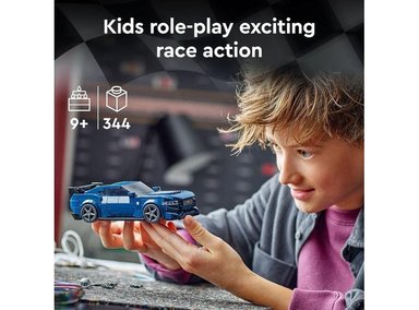 FIGURA COLECCIONABLE LEGO 6470541 SPEED CHAMPIONS FORD MUSTANG DARK HORSE SPORTS CAR COLECCIONISTAS Y NIÑOS - 2