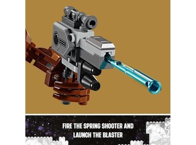 FIGURA ARMABLE LEGO 6471515 MARVEL ROCKET Y BABY GROOT INSPIRADO GUARDIANES LA GALAXIA ACCIÓN NIÑOS DESDE 10 AÑOS - 3