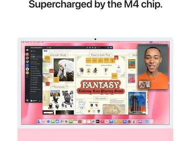 IMAC APPLE M4 CHIP WITH 8 CORE CPU AND 8 CORE GPU PINK / 16GB Y 256GB - 3