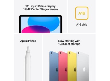 iPad 11” (A16) 2025 Wi-Fi 512GB Yellow - 5