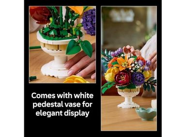 LEGO BOTANICALS JUEGO DE RAMOS FLORAL PARA ADULTOS, KIT DECORACIÓN PARA HOGAR, OFICINA O REGALO - 4