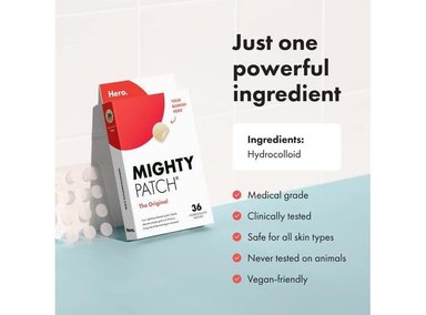 PARCHE HIDROCOLOIDE HERO COSMETICS PARA ACNÉ VEGANO Y CRUELTY-FREE 36 UNIDADES - 4