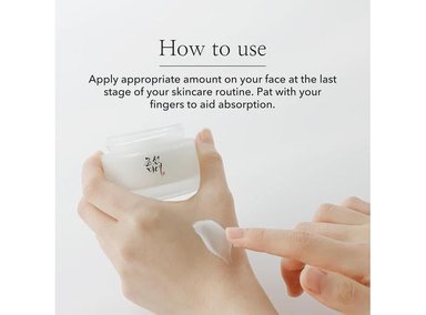 CREMA HIDRATANTE BEAUTY OF JOSEON DYNASTY PARA PIEL SECA Y SENSIBLE CON NIACINAMIDA Y ESCUALANO - 5