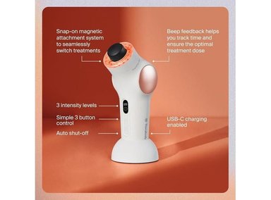 THERABODY THERAFACE PRO - DISPOSITIVO 8 EN 1 PARA CUIDADO FACIAL ANTIARRUGAS Y TERAPIA DE LUZ - 5