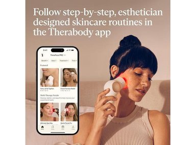 THERABODY THERAFACE PRO - DISPOSITIVO 8 EN 1 PARA CUIDADO FACIAL ANTIARRUGAS Y TERAPIA DE LUZ - 6