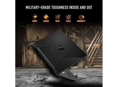 ASUS TUF GAMING A15, FHD, NVIDIA RTX 2050, RYZEN 5, 8GB RAM, SSD 512GB, WIFI 6 - 5
