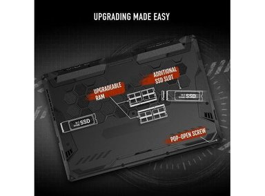 ASUS TUF GAMING A15, FHD, NVIDIA RTX 2050, RYZEN 5, 8GB RAM, SSD 512GB, WIFI 6 - 6