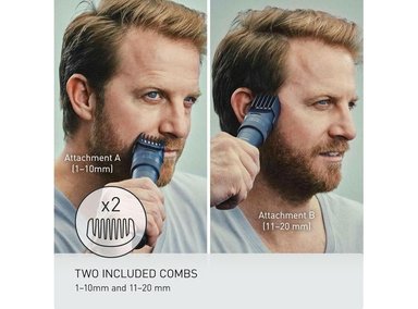 PANASONIC RECORTADORA ELÉCTRICA MULTIFORMA PARA BARBA Y CABELLO, SISTEMA DE CUCHILLAS AVANZADO, IMPERMEABLE - 2