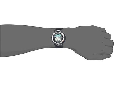 RELOJ CASIO FISHING TIMER QUARTZ CON CORREA DE RESINA Y FUNCIONES PARA PESCA, RESISTENTE AL AGUA - 2
