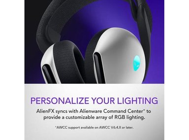 AURICULARES ALIENWARE AW725H LUZ LUNAR - 4