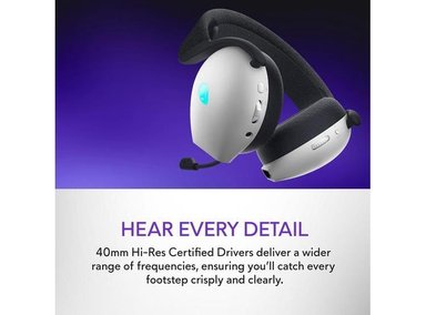 AURICULARES ALIENWARE AW725H LUZ LUNAR - 5