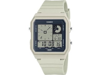 RELOJ DIGITAL CASIO POP CON CORREA DE RESINA RENOVABLE, LUZ LED Y ALARMA DIARIA, RESISTENTE AL AGUA - 1